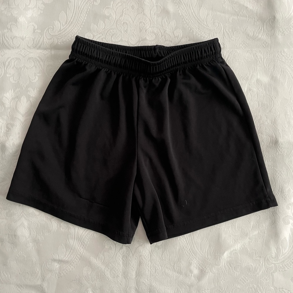 Hi Five youth medium Black shorts with functional tie. Great for sports.